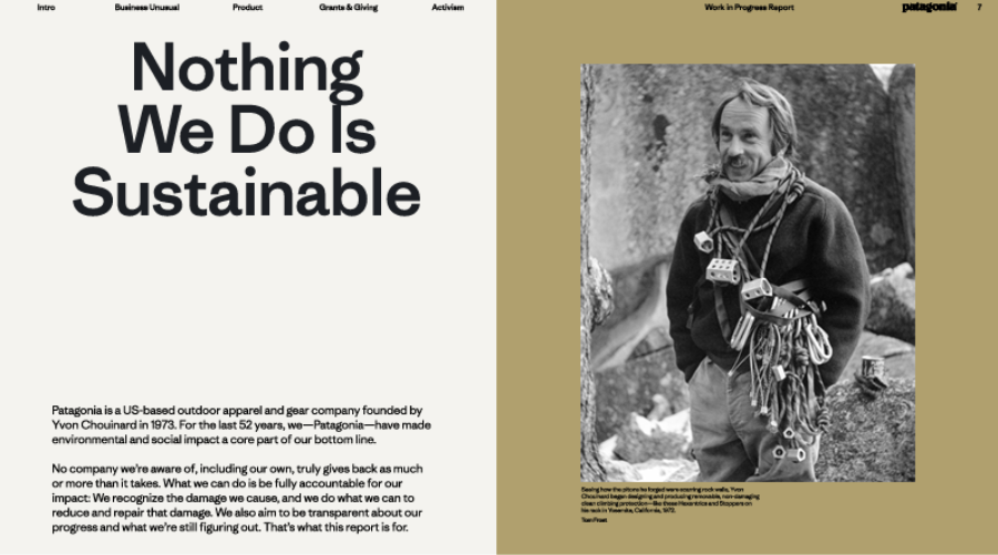 Title: 'Nothing We Do is Sustainable'