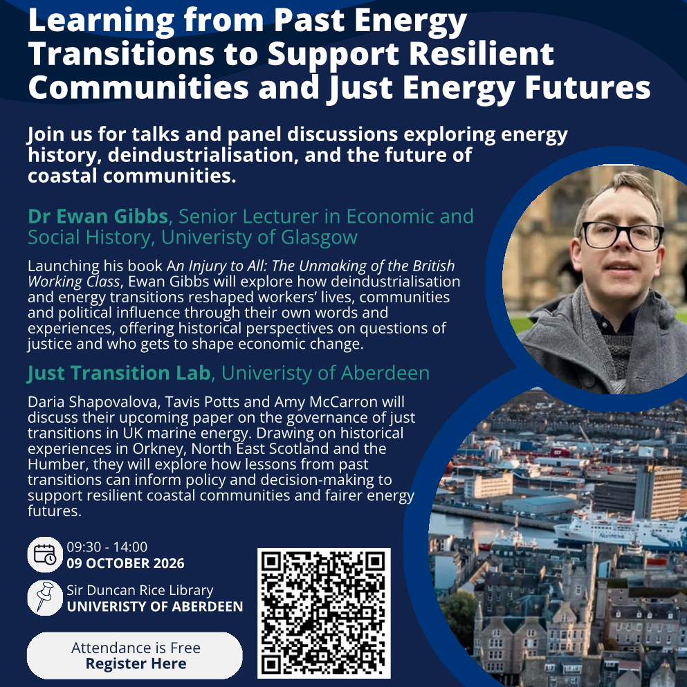 Poster for event with QR code linking to the sign up form.